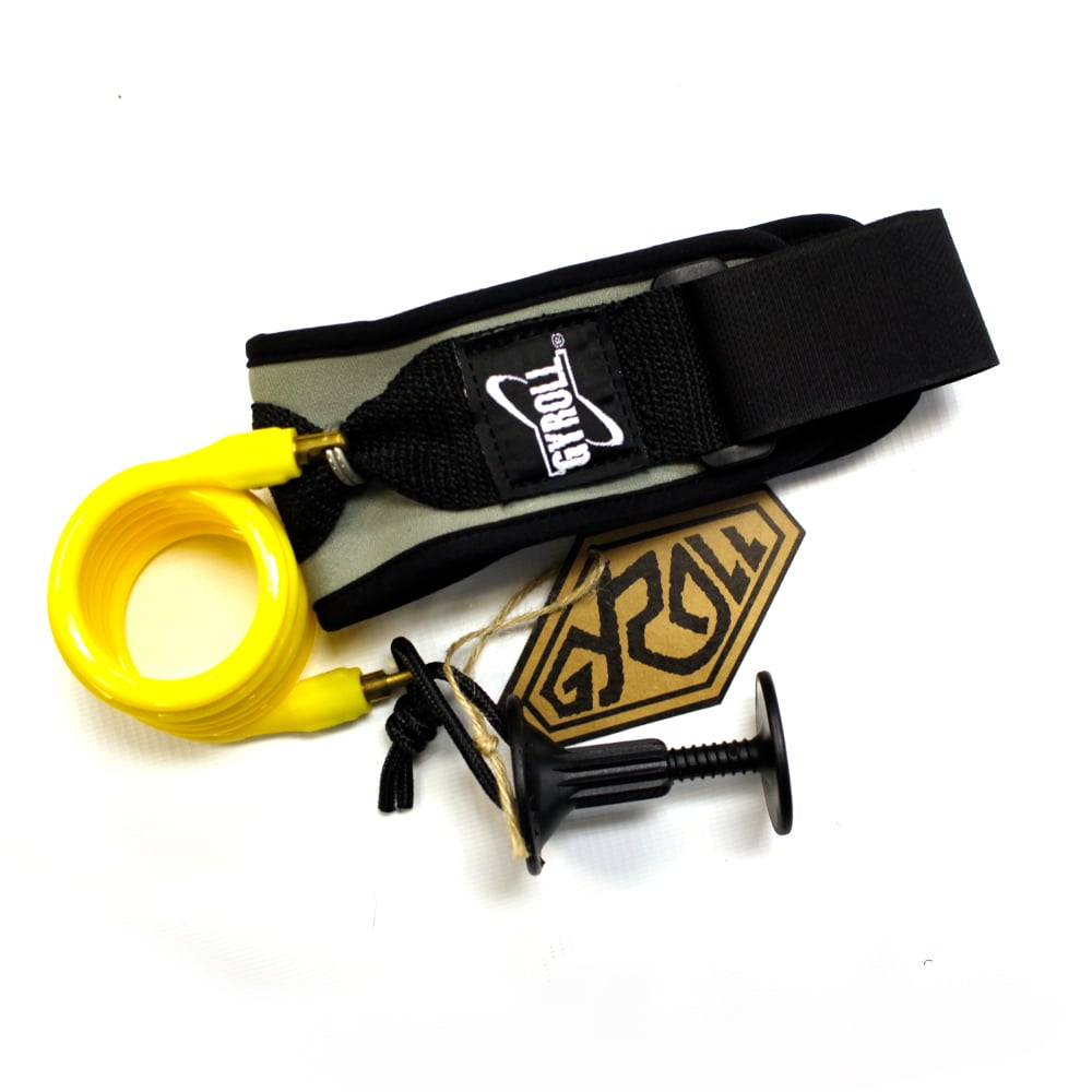 Mike Stewart Gyroll Bicep Bodyboard Leash - Yellow