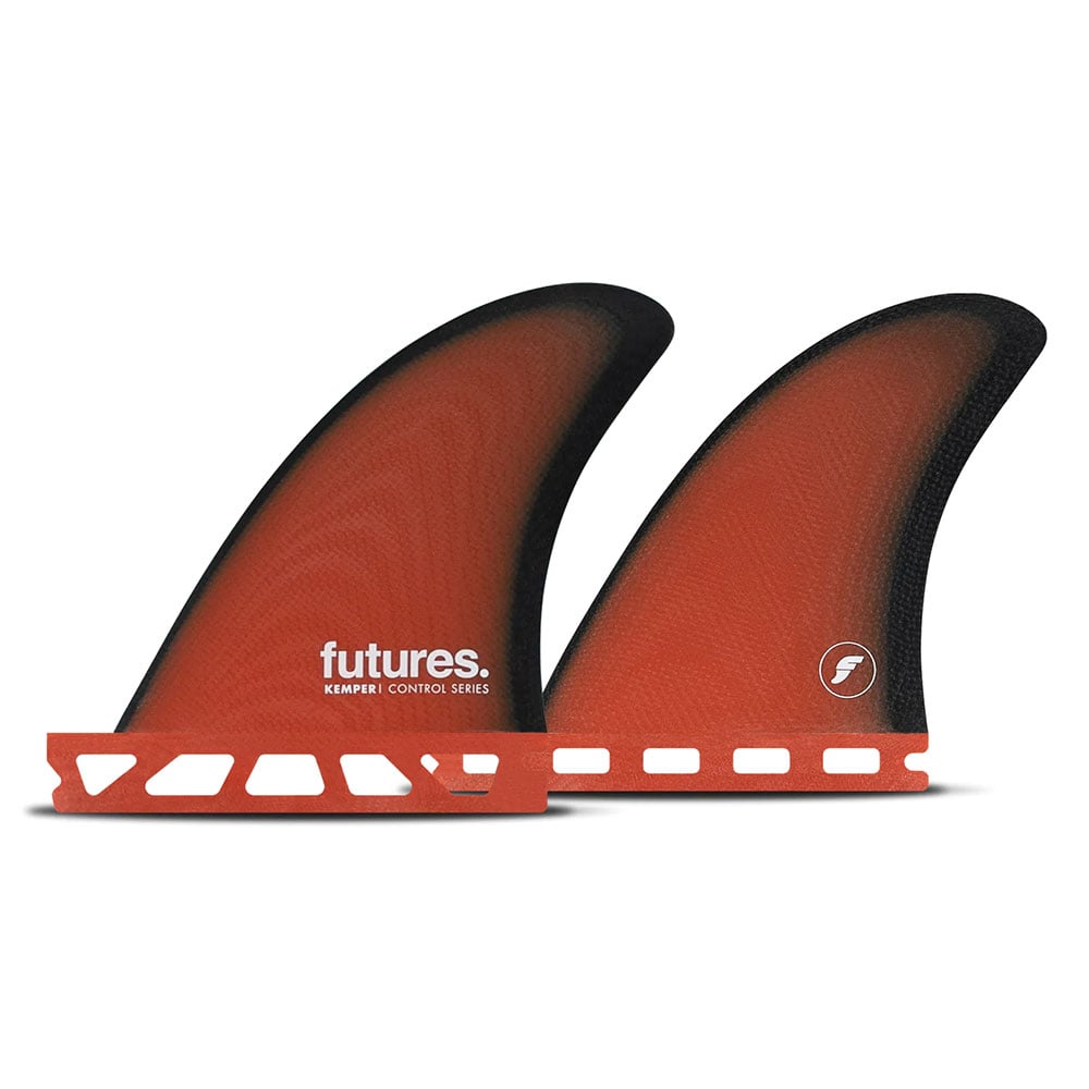 Futures Billy Kemper Quad Fins - Red/Black
