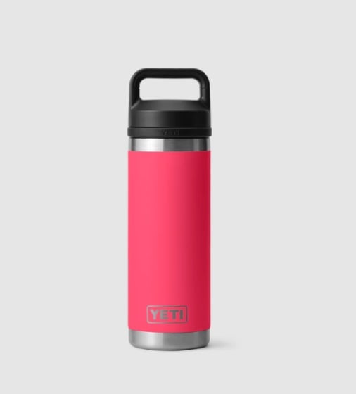 Yeti Rambler 18oz Bottle With Chug Lid - Bimini Pink - Full View