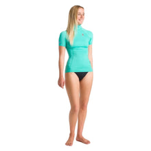 C-Skins NuWave Rash X Women's Rash Vest - Aqua / Lilac
