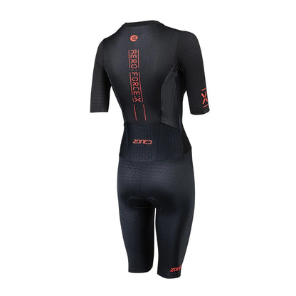 ZONE3 Aeroforce-X II Women's Short Sleeve Trisuit - Black