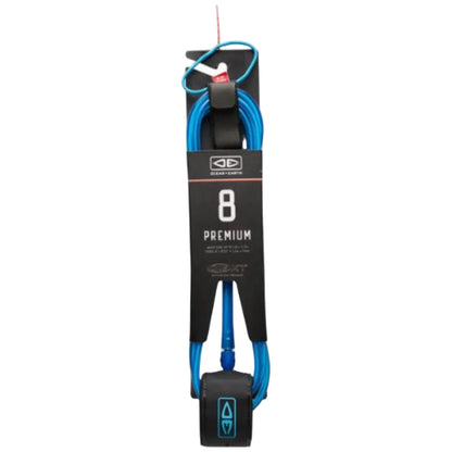 Ocean & Earth Premium OneXT 8ft Surfboard Leash - Blue