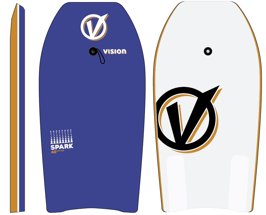 Vision Spark Bodyboard in Blue / Orange