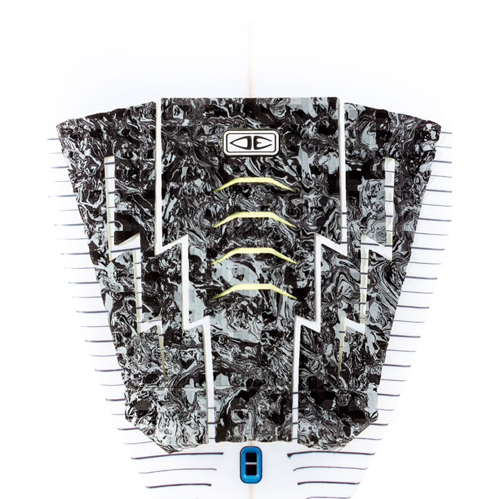 Ocean and Earth Bolt 3 Piece Surfboard Tail Pad  Grey Marble - One Size - Front