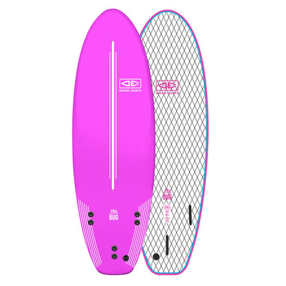 Ocean & Earth 6ft Bug Softboard - Pink