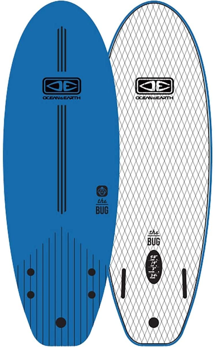 Ocean & Earth Bug 4ft Softboard - Blue