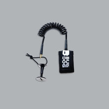 Bulldog Session Bicep Coil Bodyboard Leash - Black/White