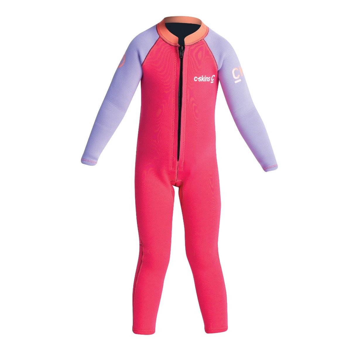 C Skins C-Kid Baby Wetsuit - Coral/Lilac - Full View