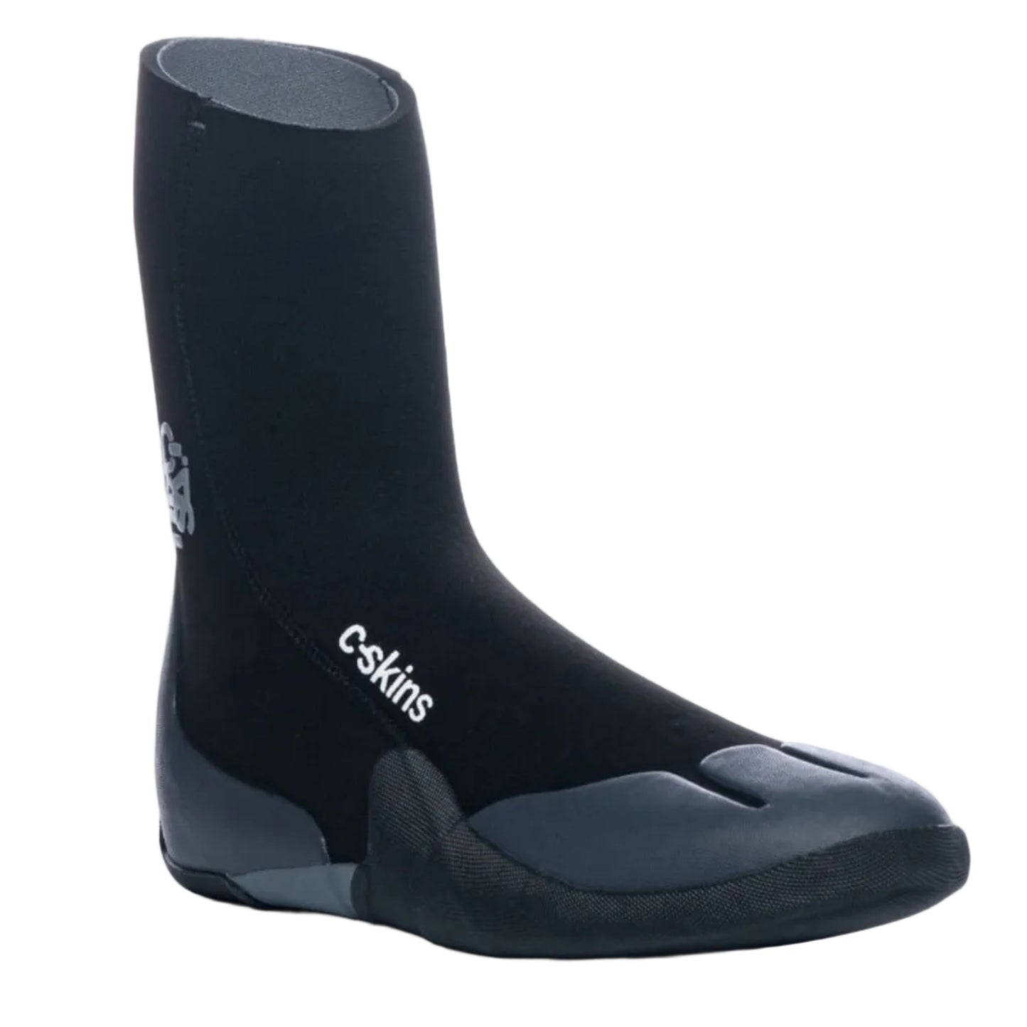 C Skins Legend 5mm Round Toe Wetsuit Boots - Black/Charcoal