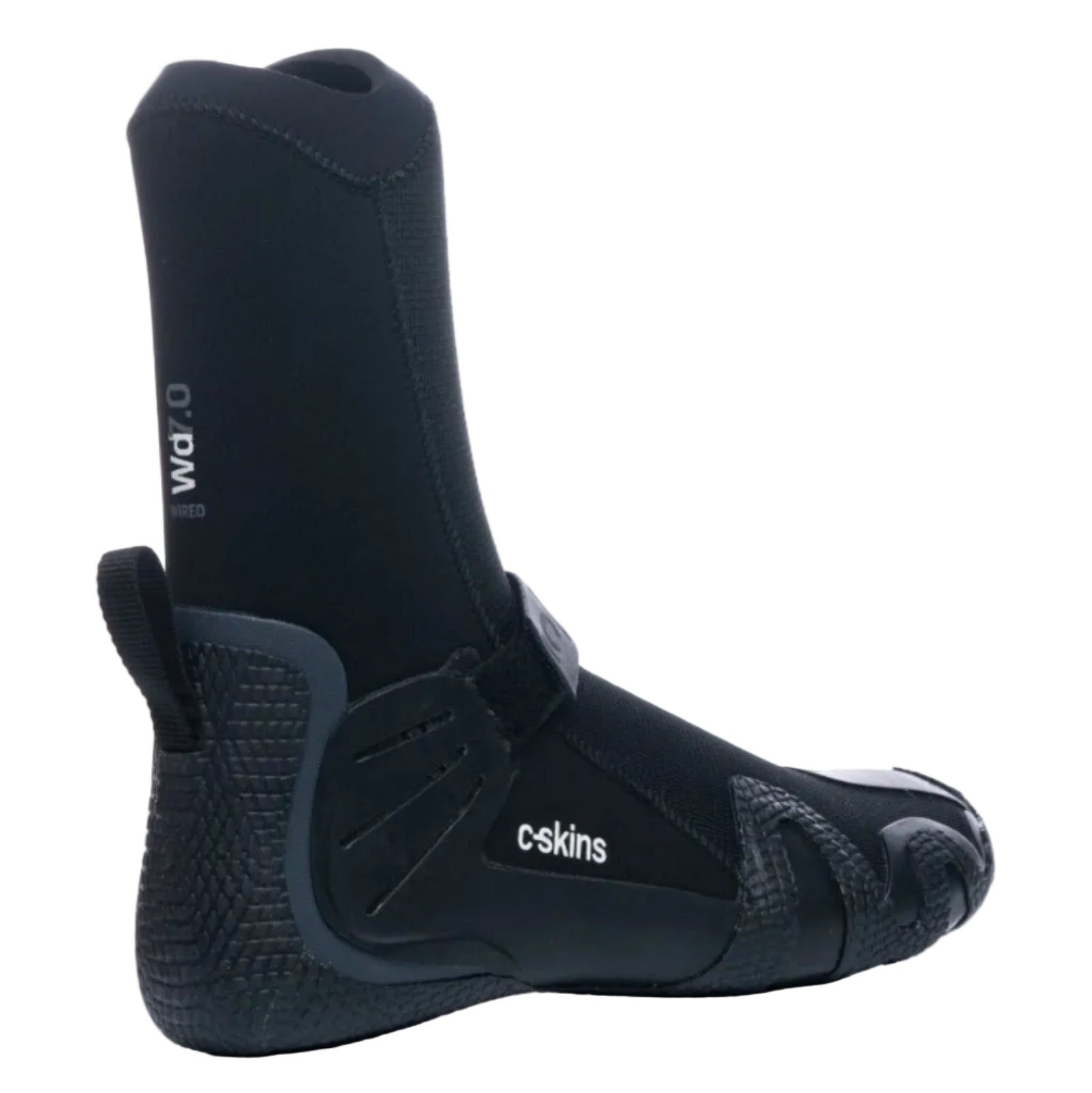 C-Skins Wired 7mm Round Toe Boots - Black