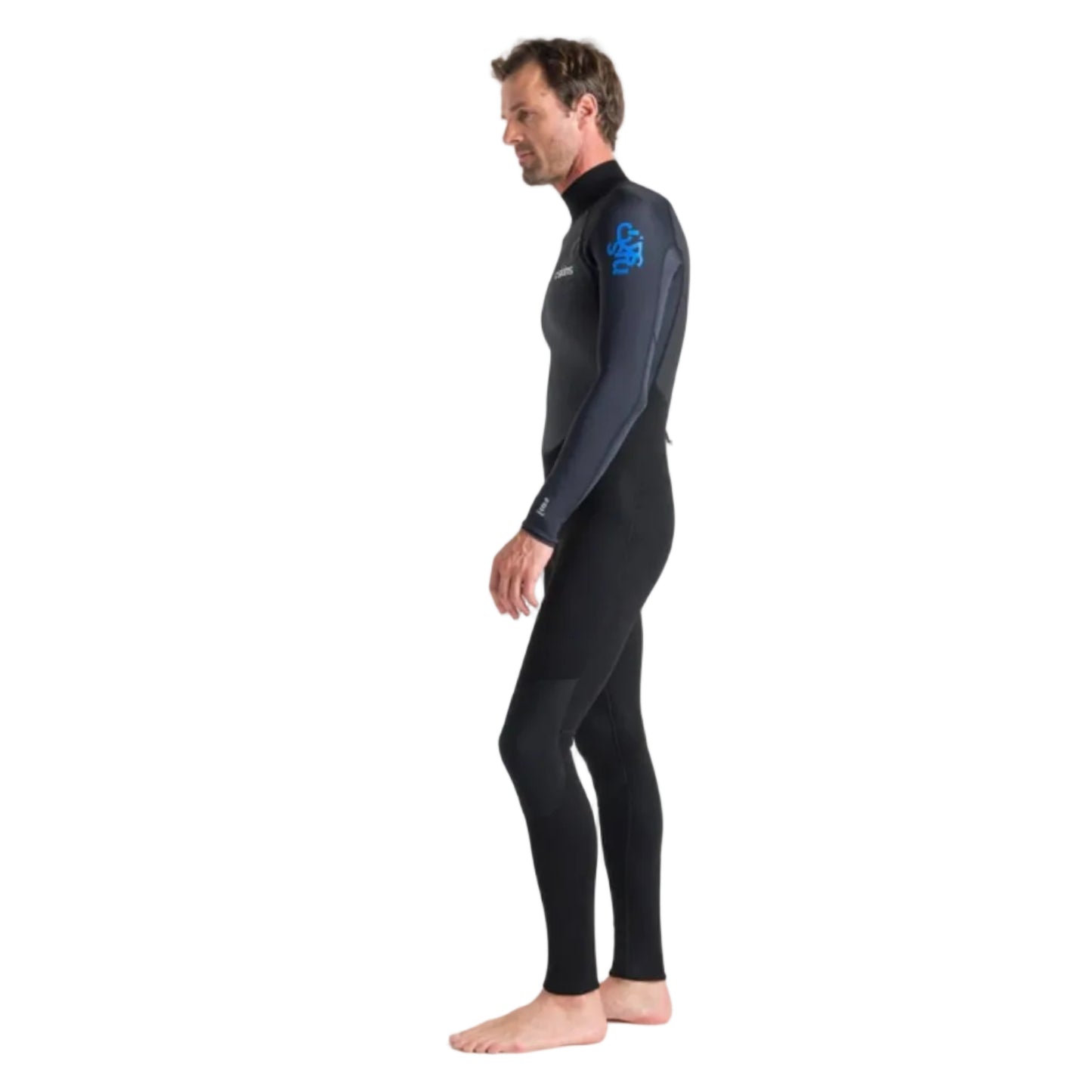 C-Skins Element 3/2mm Men's Summer Wetsuit 2026 - Black/Anthracite/Cyan