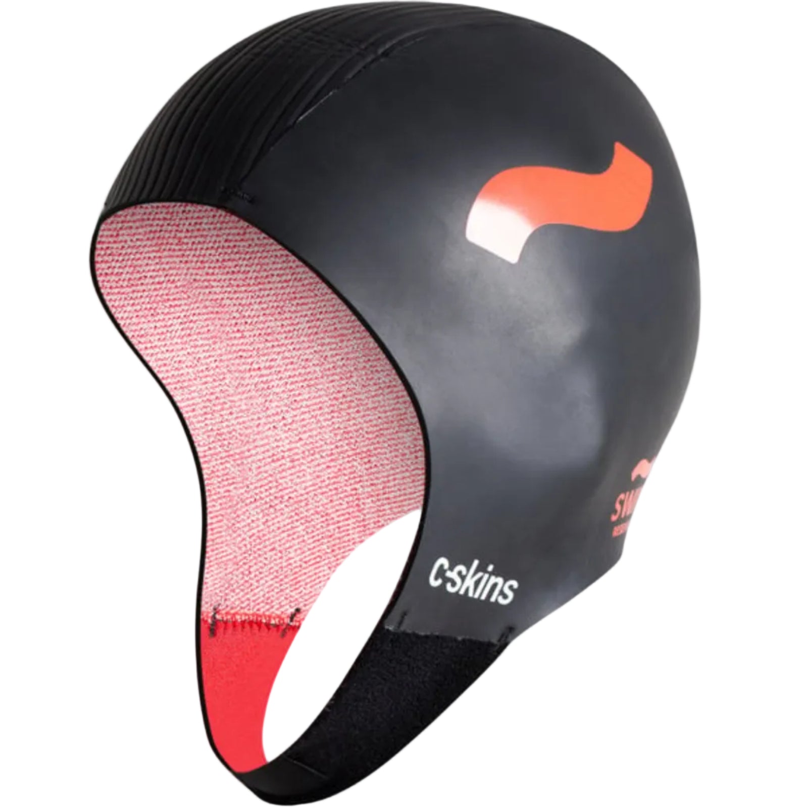 C Skins Research Freedom 3mm Swim Cap - Black - Full View