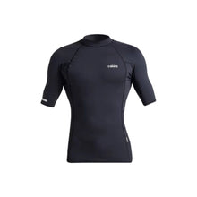 C Skins NuWave UV Basics Mens Short Sleeve Mens Rash Vest - Black
