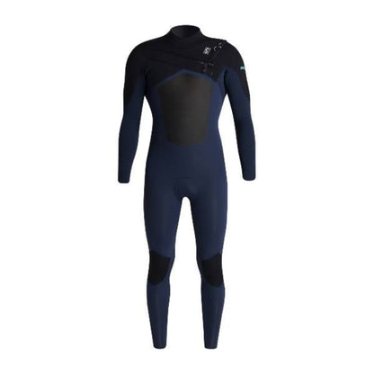 C-Skins NuWave ReWired 3/2mm Mens GBS Chest Zip Wetsuit in Bluestone / Black