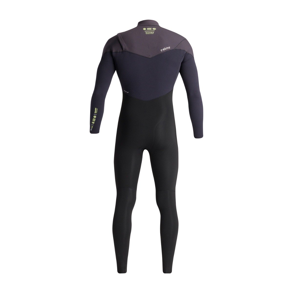 C-Skins NuWave ReWired 4/3mm Men's Chest Zip Wetsuit 2026 - Black/Black X/Meteor X