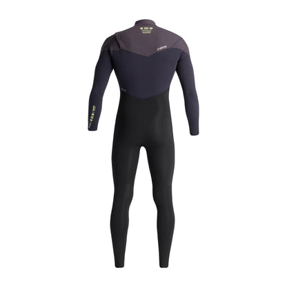 C-Skins NuWave ReWired 4/3mm Men's Chest Zip Wetsuit 2026 - Black/Black X/Meteor X