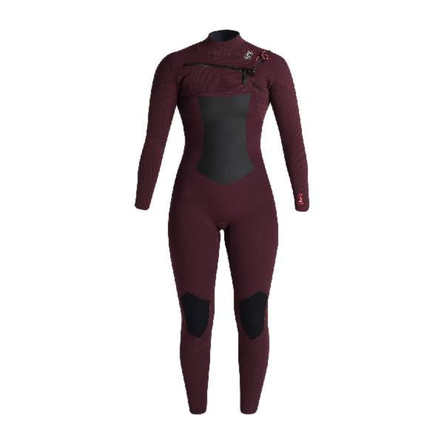 C-Skins NuWave ReWired 4/3mm Womens GBS Chest Zip Wetsuit in Rust