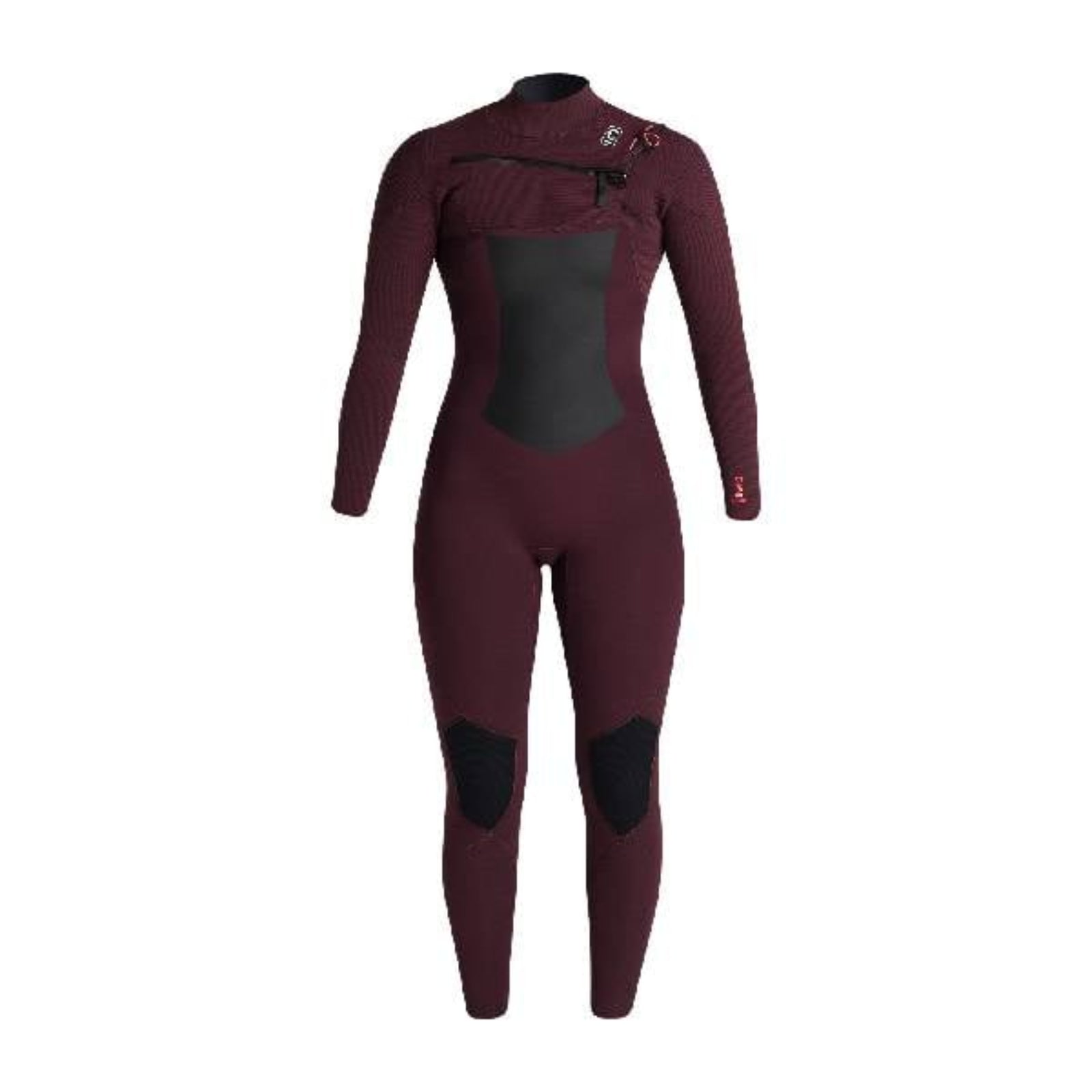 C-Skins NuWave ReWired 4/3mm Womens GBS Chest Zip Wetsuit in Rust
