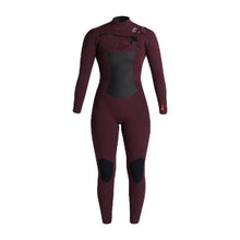 C-Skins NuWave ReWired 4/3mm Womens GBS Chest Zip Wetsuit in Rust