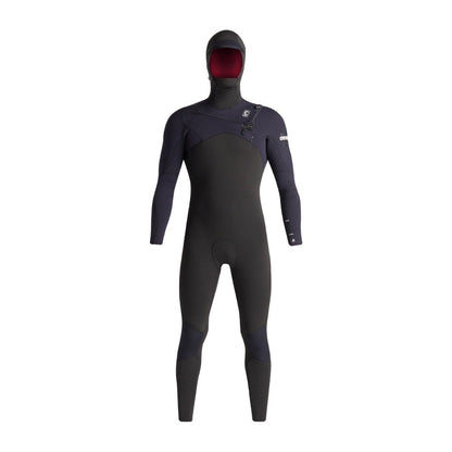 C-Skins NuWave Session 5/4/3mm Mens Hooded Wetsuit - Black / White