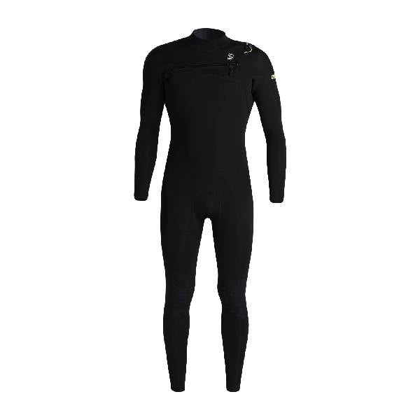C-Skins NuWave Session Lite 3/2mm Mens FL Chest Zip Wetsuit - Black