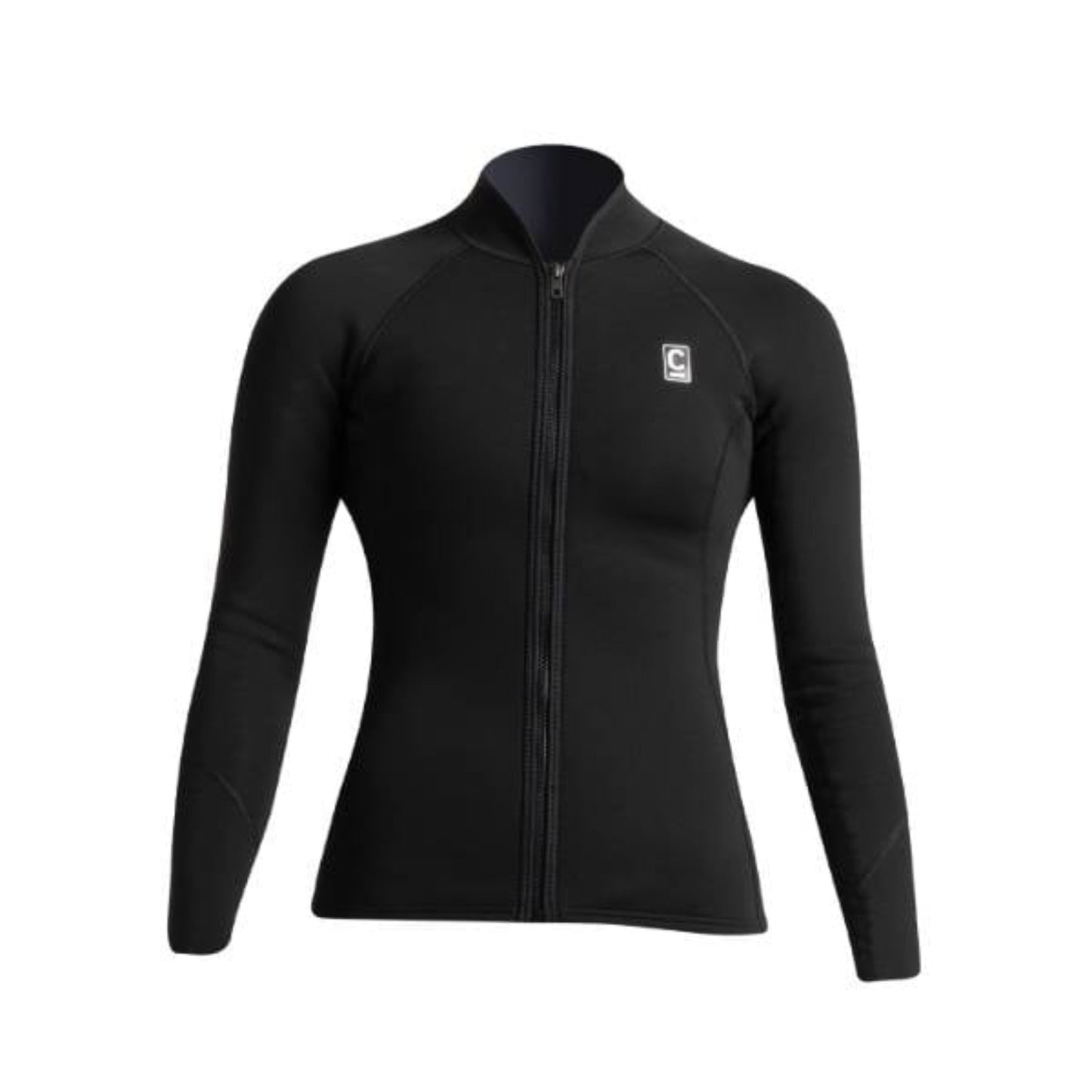 C-Skins NuWave Solace Lite 1/5mm Womens FL Long Sleeve Vest - Black