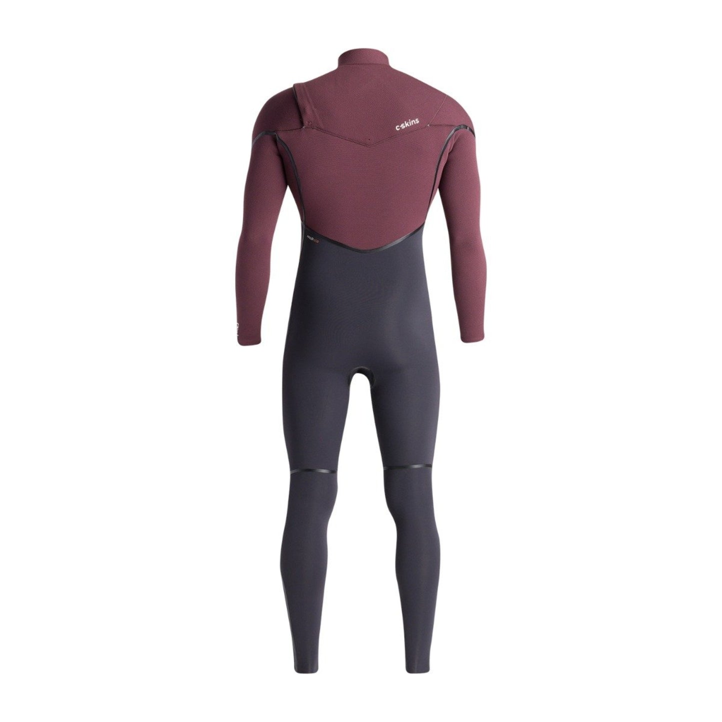 C-Skins NuWave Wired 4/3mm Men's Liquid Skin Chest Zip Wetsuit 2024 - Anthracite/Rust X/White