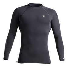 C Skins Sessions 2/2mm Long Sleeve Mens Wetsuit Vest - Black/Anthracite - Front