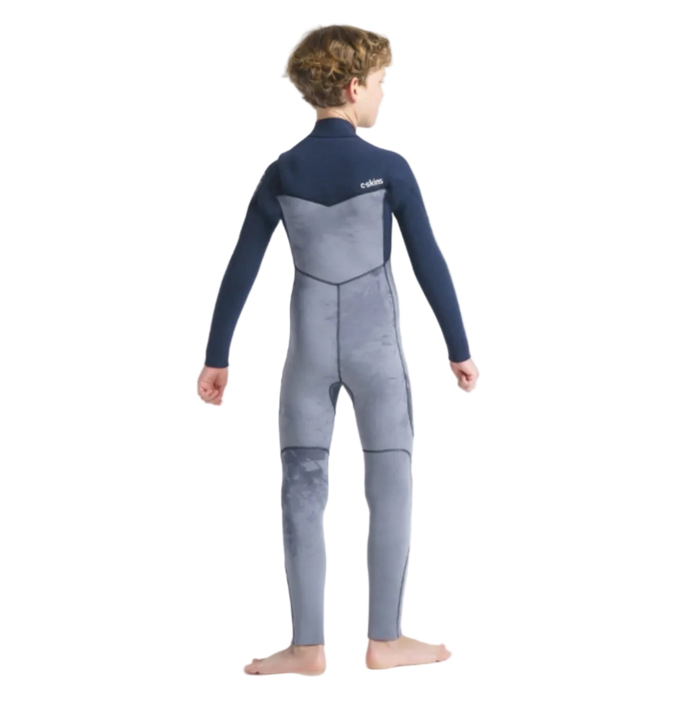 C-Skins Session 5/4mm Chest Zip Kids Wetsuit 2024 - Black Tie Dye