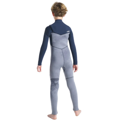 C-Skins Session 5/4mm Chest Zip Kids Wetsuit 2024 - Black Tie Dye