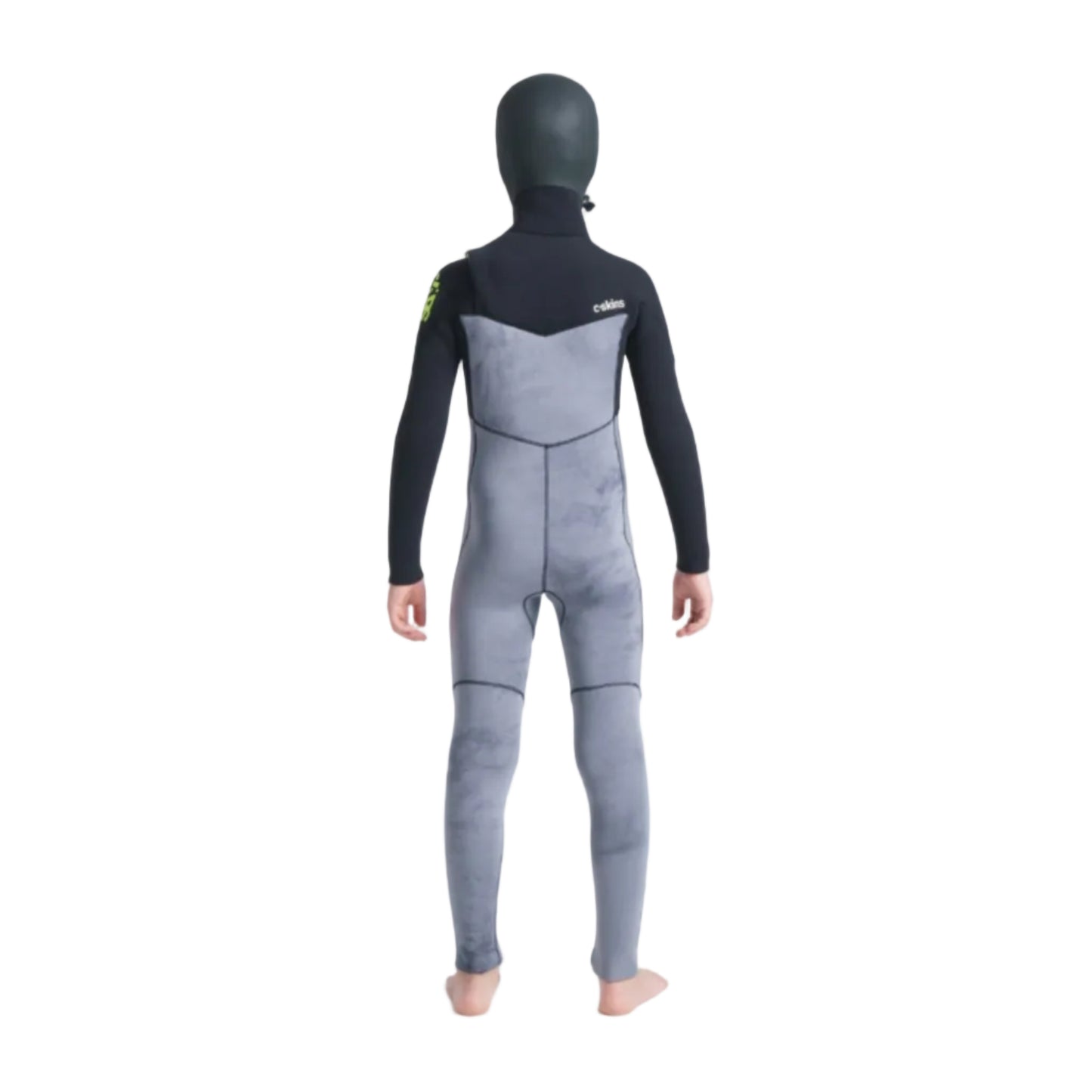 C-Skins Session 5/4mm Youth Hooded Wetsuit 2025 - Black Tie Dye