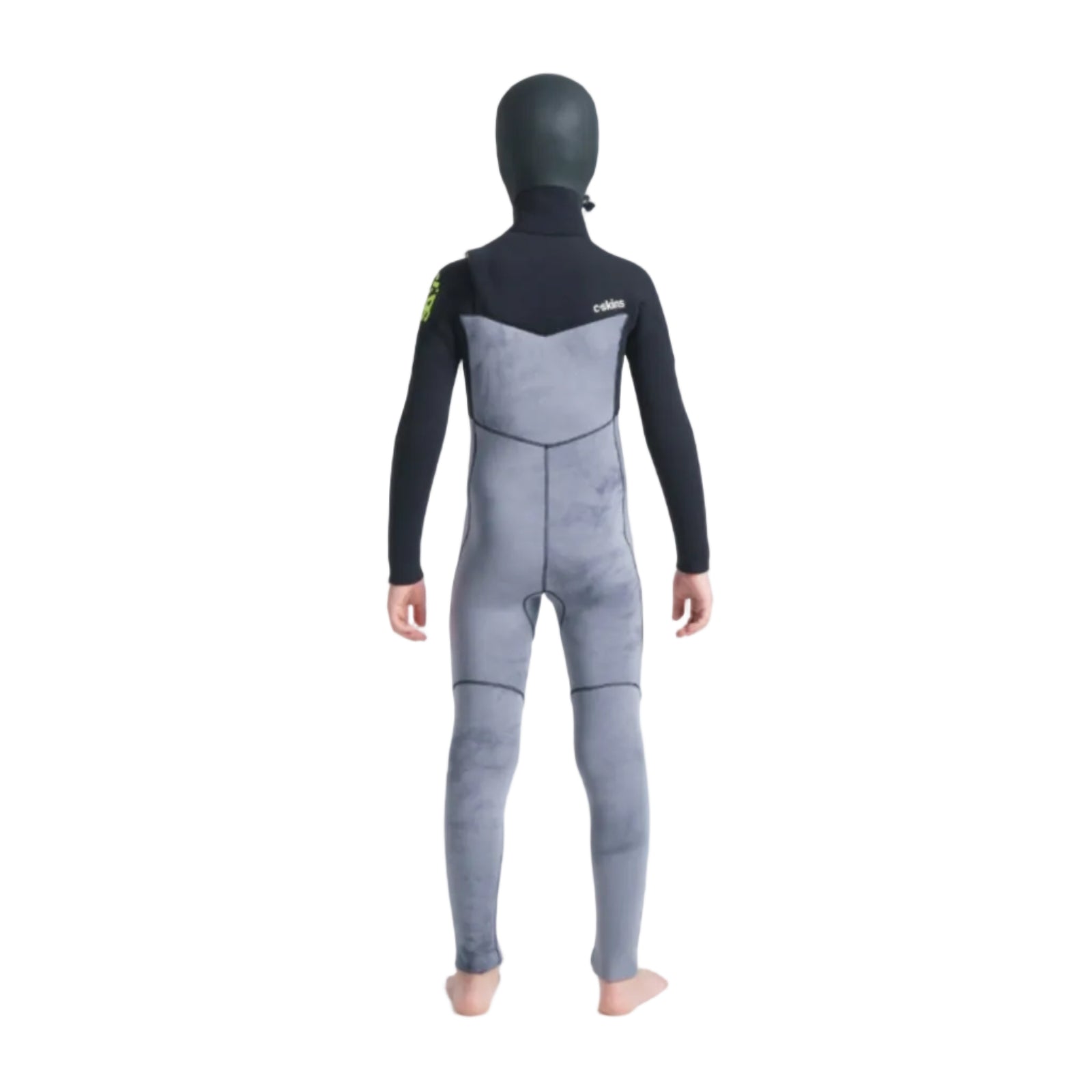 C-Skins Session 5/4mm Youth Hooded Wetsuit 2025 - Black Tie Dye