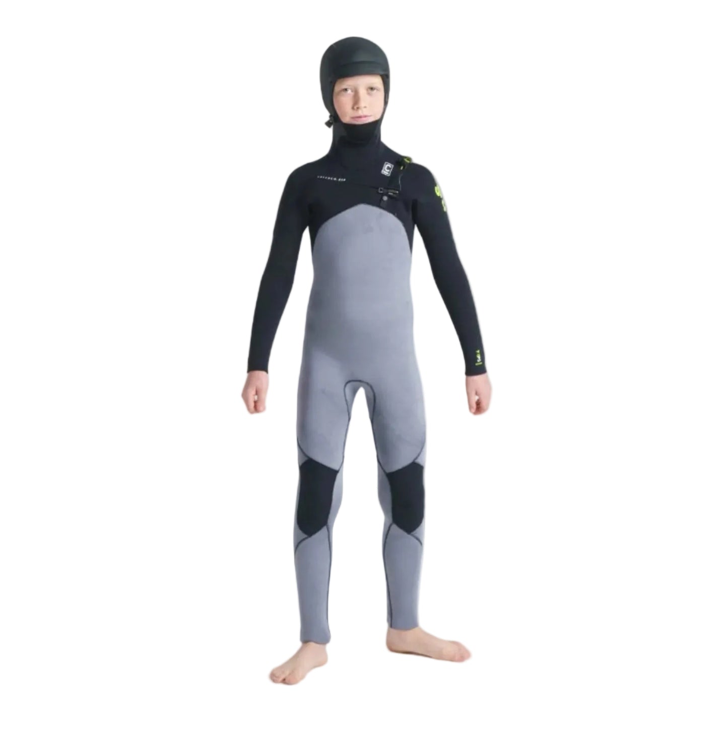 C Skins Session 5/4mm Hooded Kids Wetsuit