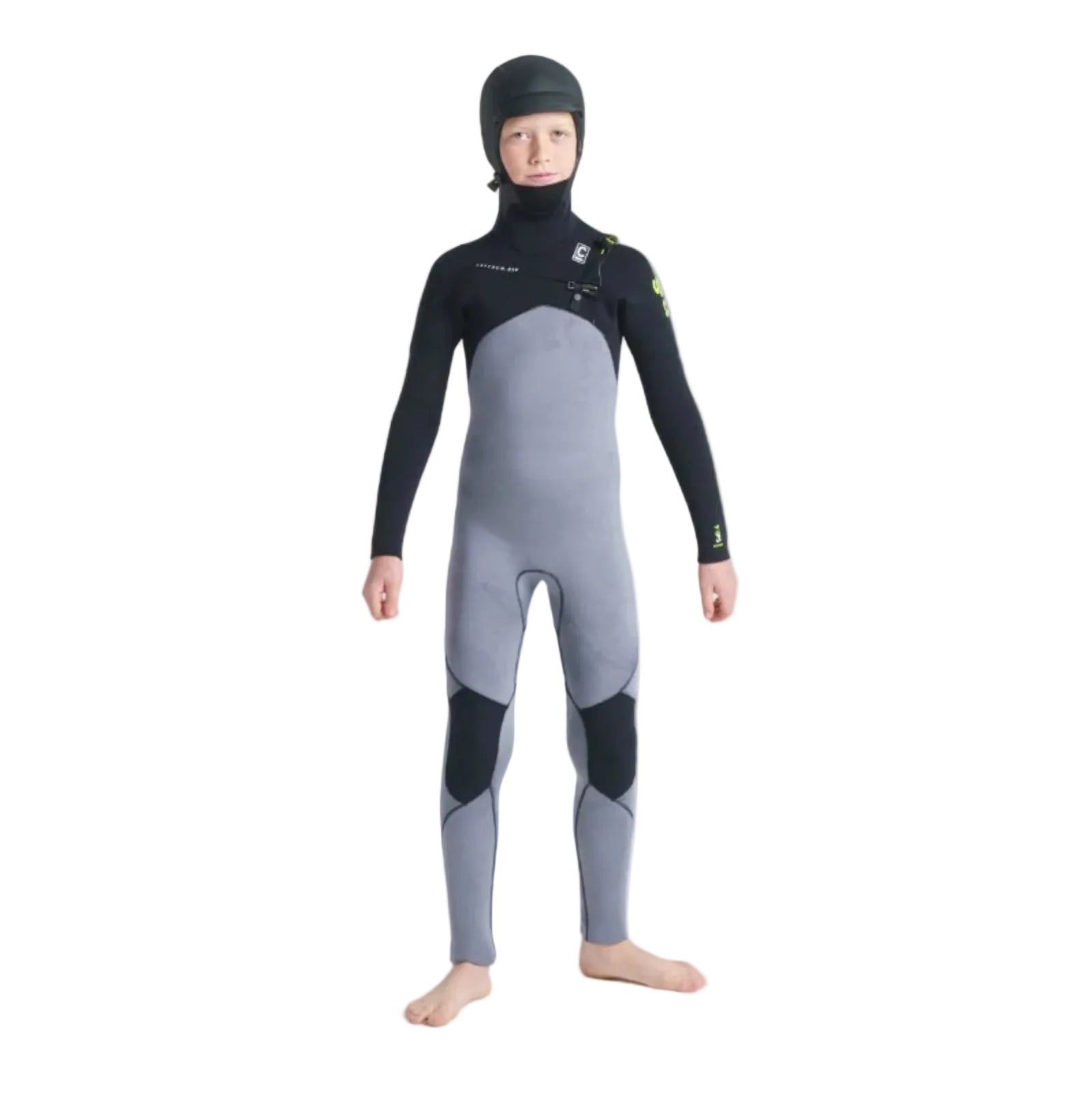 C Skins Session 5/4mm Hooded Kids Wetsuit