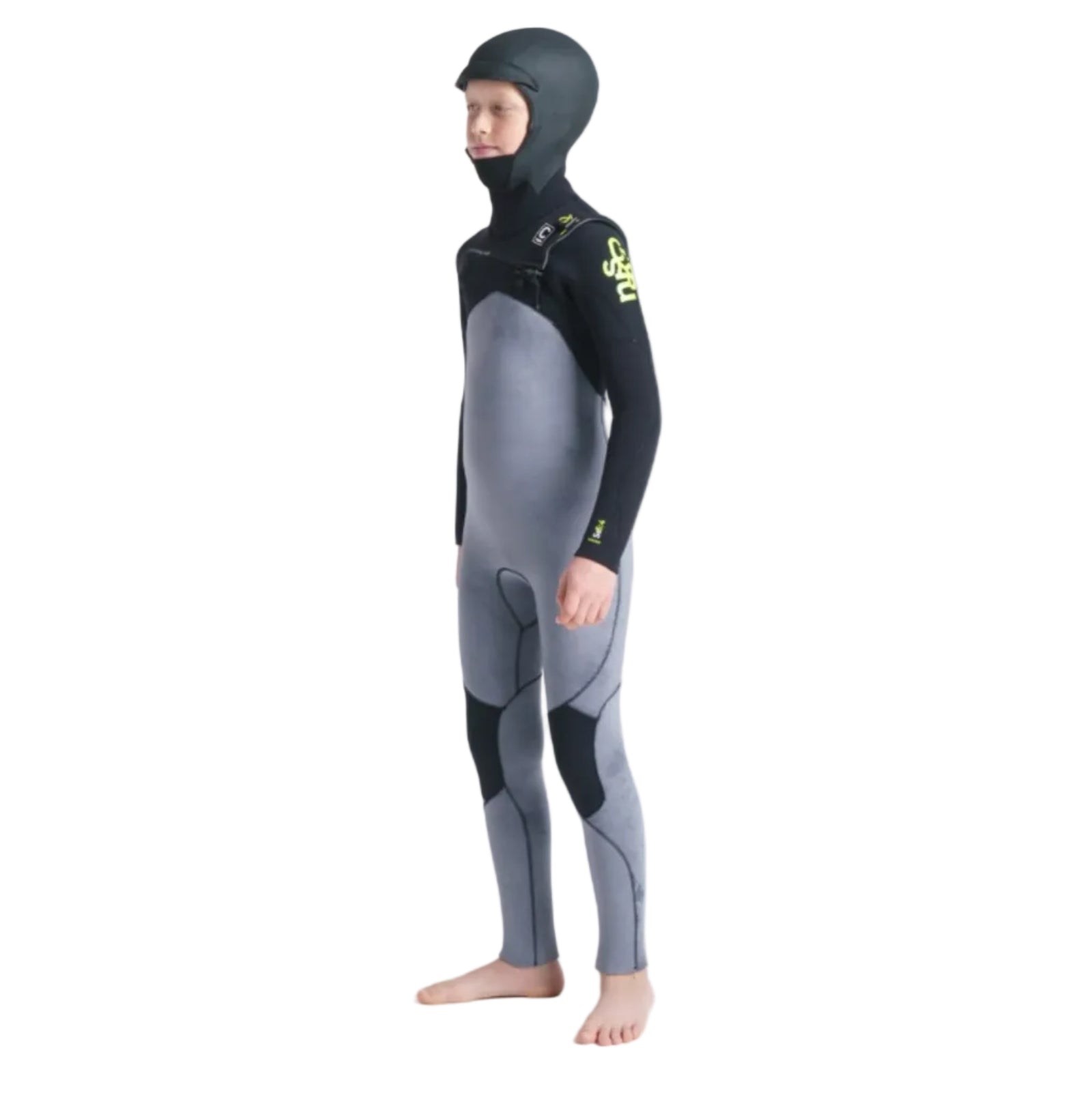 C-Skins Session 5/4mm Youth Hooded Wetsuit 2025 - Black Tie Dye
