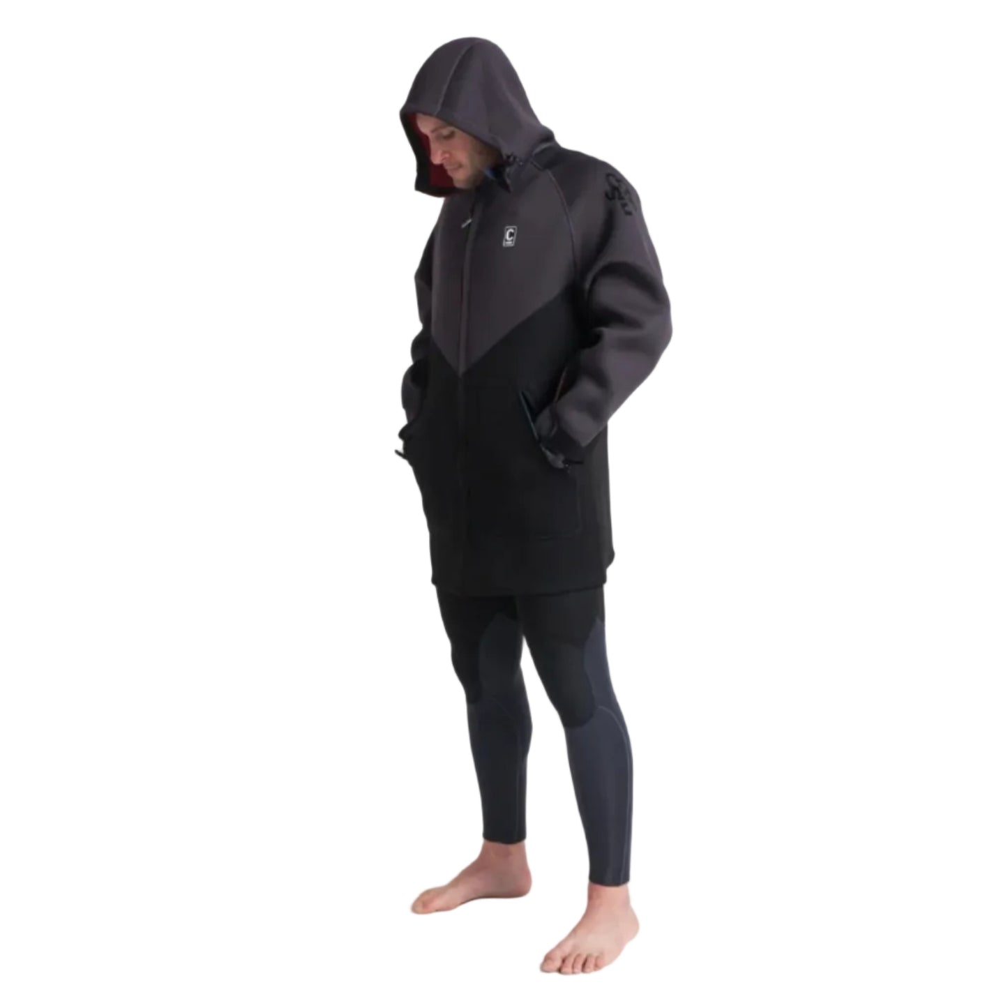 C-Skins Storm Chaser 3mm Wetsuit Jacket - Black / Anthracite