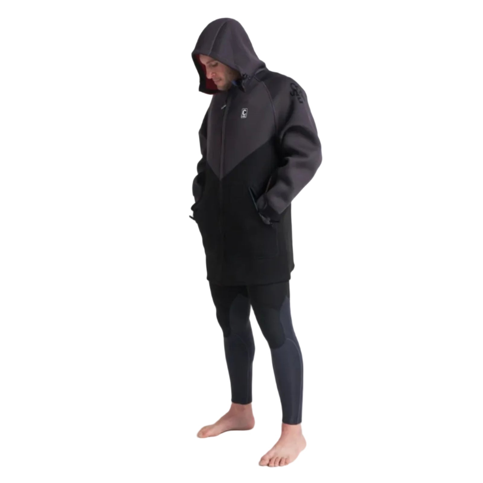 C-Skins Storm Chaser 3mm Wetsuit Jacket - Black / Anthracite