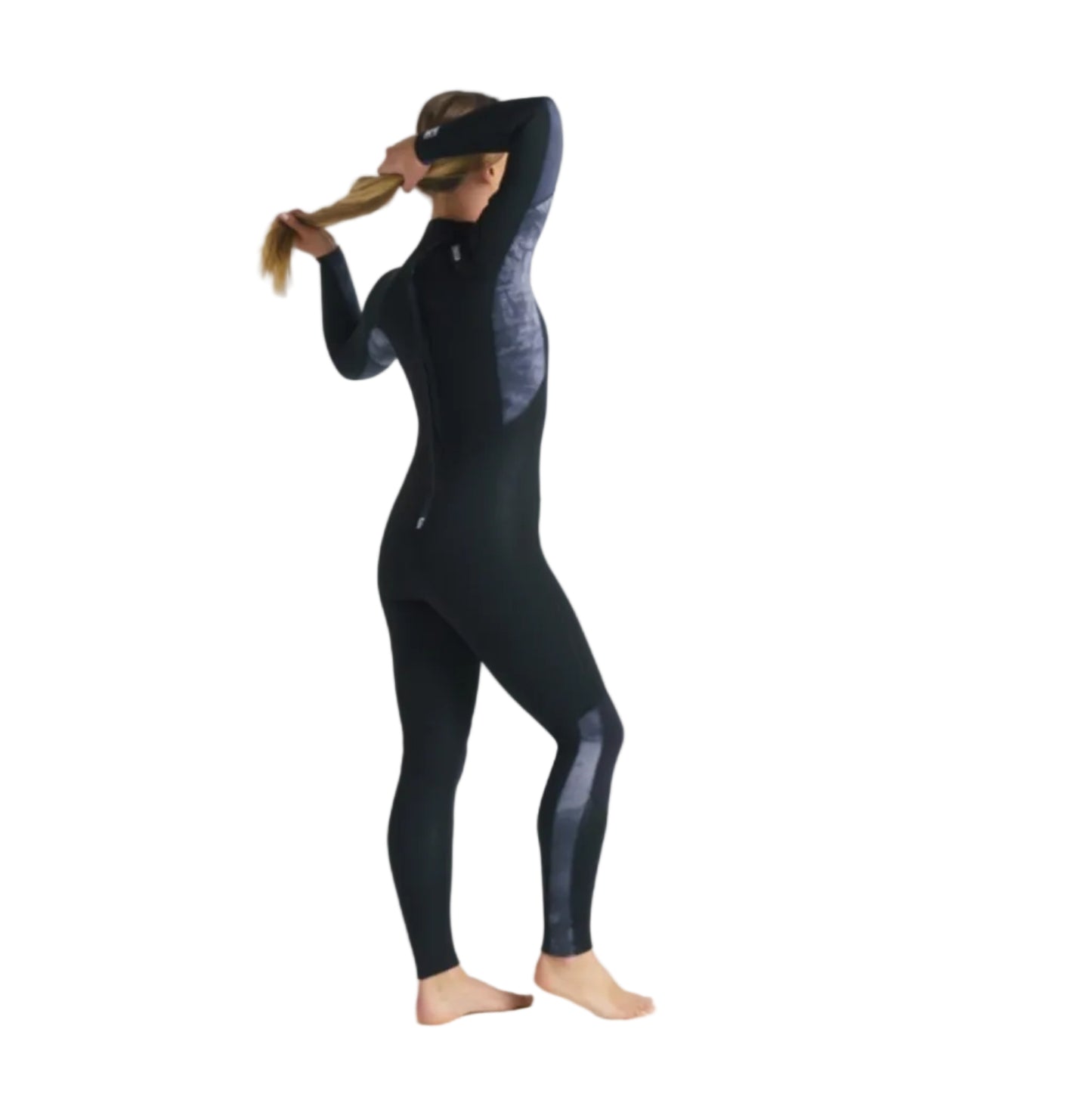 C-Skins Surflite 5/4mm Women's Back Zip Wetsuit 2025 - Black / Tie Dye