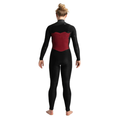 C Skins 5/4/3mm Solace Chest Zip Women's Wetsuit 2025 - Black / Tropical