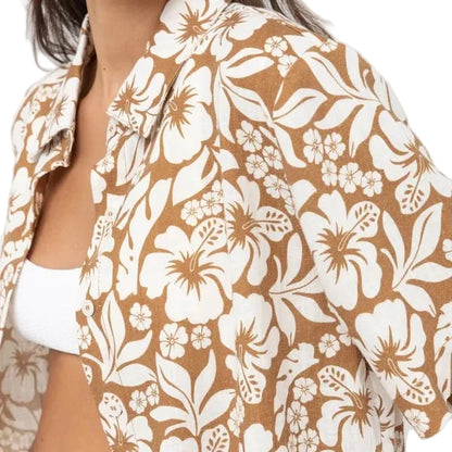 Rhythm Pacific Short Sleeve Shirt - Golden