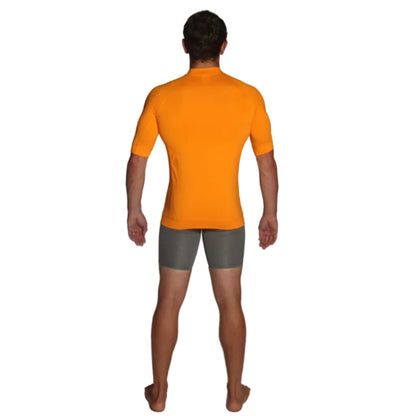 C-Skins UV Junior Short Sleeve Blank Rash Vest - Orange