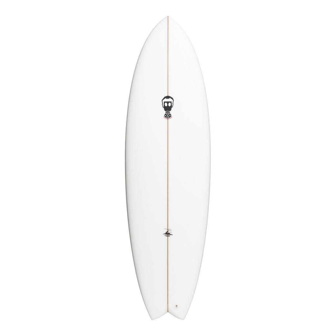 Mark Phipps Caviar Surfboard in White
