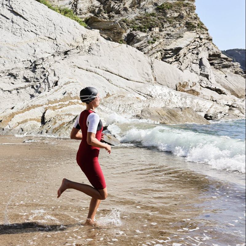Orca RS1 Apex Womens Swimskin Suit - Red