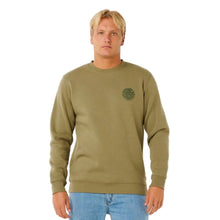 Rip Curl Wetsuit Icon Crew Jumper in Surplus Green