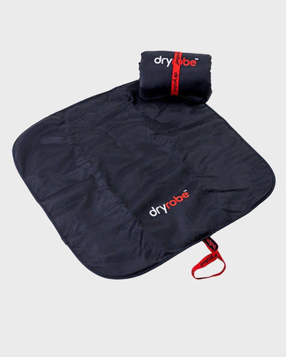 Dryrobe Changing Mat - Black/Red