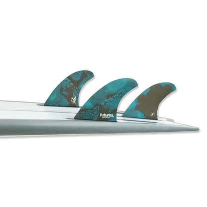 Futures Christenson 5-Fin Honeycomb Fins - Green