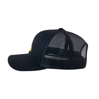 Channel Island Classic Hex Trucker Cap - Black