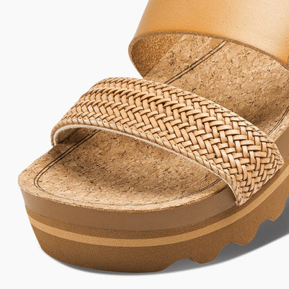 Reef Women's Cushion Vista Hi Sandals - Natural Braid