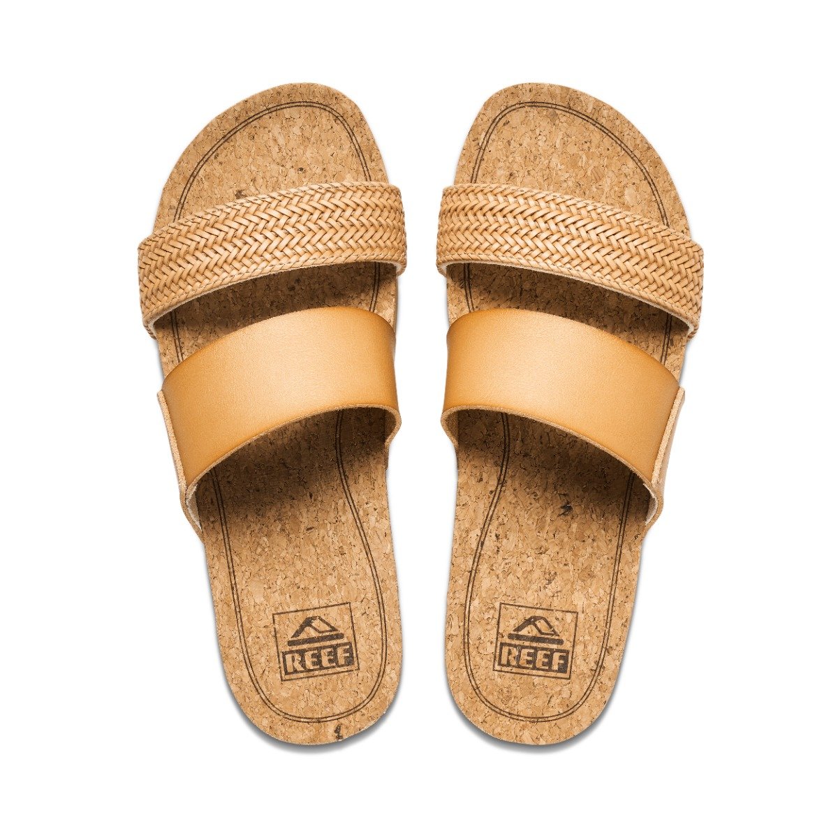 Reef Women's Cushion Vista Hi Sandals - Natural Braid