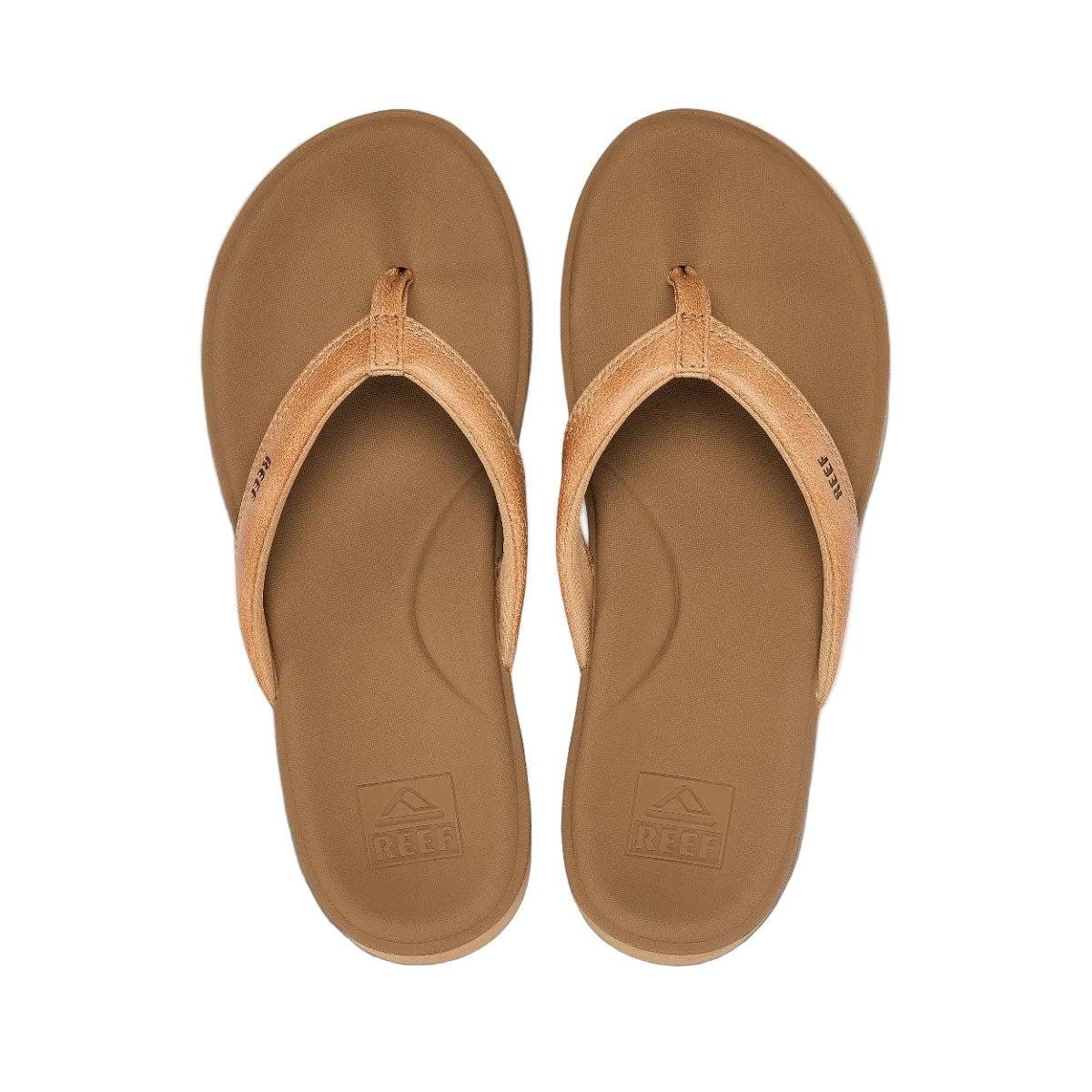 Reef Womens Cushion Cloud Flip Flops in Natural